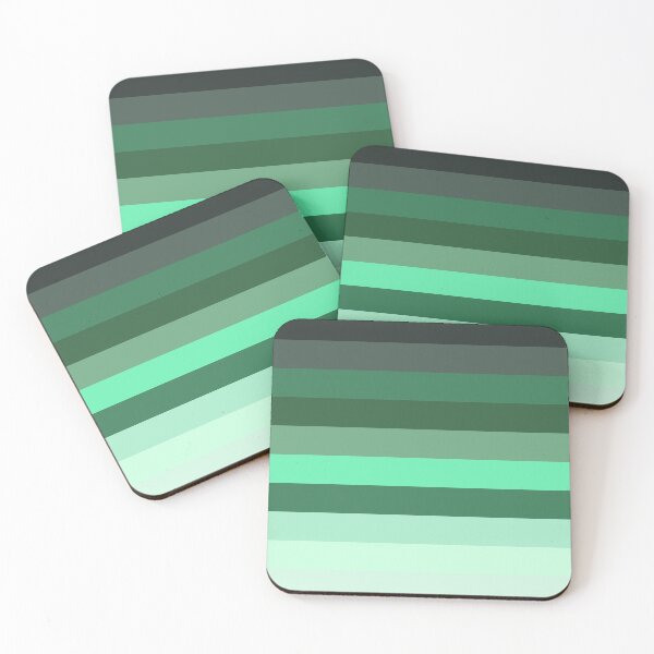 Item preview, Modern Art Shade of Green Stripes Pattern- Abstract Art designed and sold by marvacousins246.