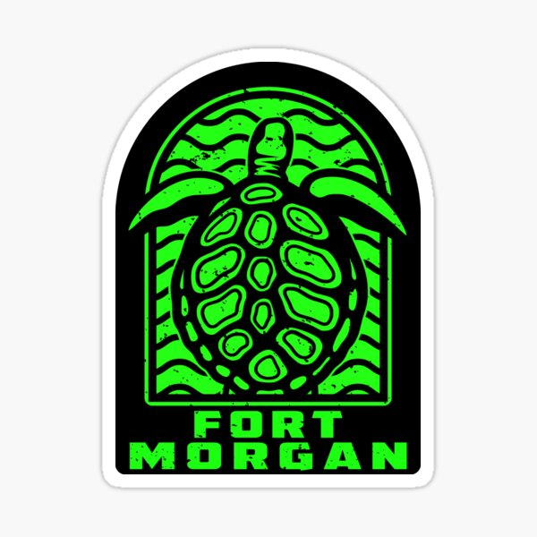 Item preview, Fort Morgan Alabama Sea Turtle AL designed and sold by DESTINATIONS DECAL DOS.