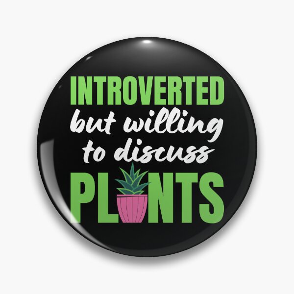 Item preview, Introverted But Willing To Discuss Plants Plants Lover Antisocial Plant Mom Plant Dad Vintage designed and sold by EyanShop.