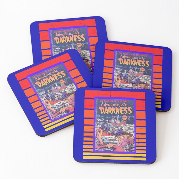 Item preview, Adventures Into Darkness Comic Book Cover designed and sold by WoodburyLake.