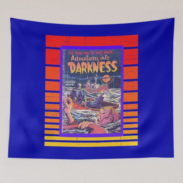 Item preview, Adventures Into Darkness Comic Book Cover designed and sold by WoodburyLake.