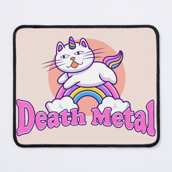 Item preview, Death Metal Rainbow Cat designed and sold by argobel13.