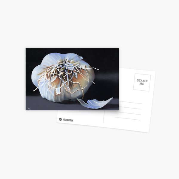 Garlic Bulb fine art painting Postcard
