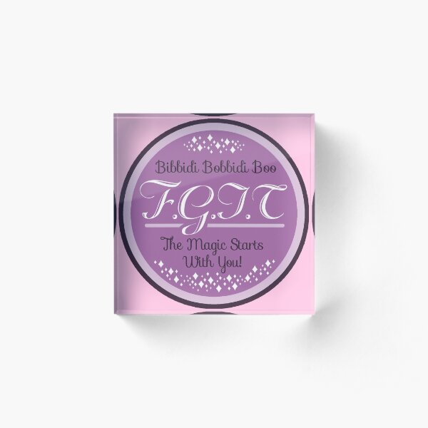 Fairy Godmother In Training Motivation Acrylic Block
