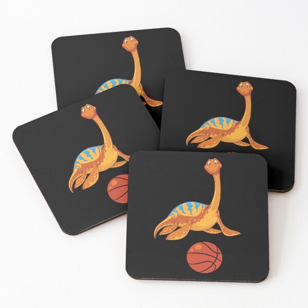 Item preview, Dinosaur Playing Basketball,Funny Good Dinosaur Basketball Lovers Cute Orange Design designed and sold by pedrored369.
