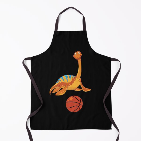 Artikelvorschau, Dinosaurier, der Basketball spielt, lustige gute Dinosaurier-Basketball-Liebhaber, niedliches orangefarbenes Design entworfen und verkauft von pedrored369.