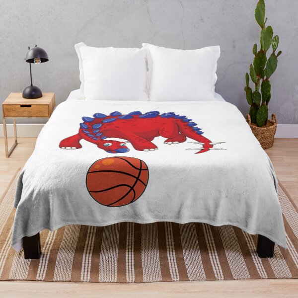 Item preview, Dinosaur Playing Basketball,Funny Good Dinosaur Basketball Lovers Cool Red Blue Design designed and sold by pedrored369.