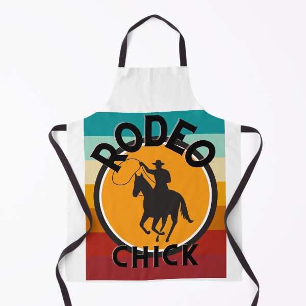 Item preview, Retro sunset Rodeo Hat Chick 2 designed and sold by TIPJ.