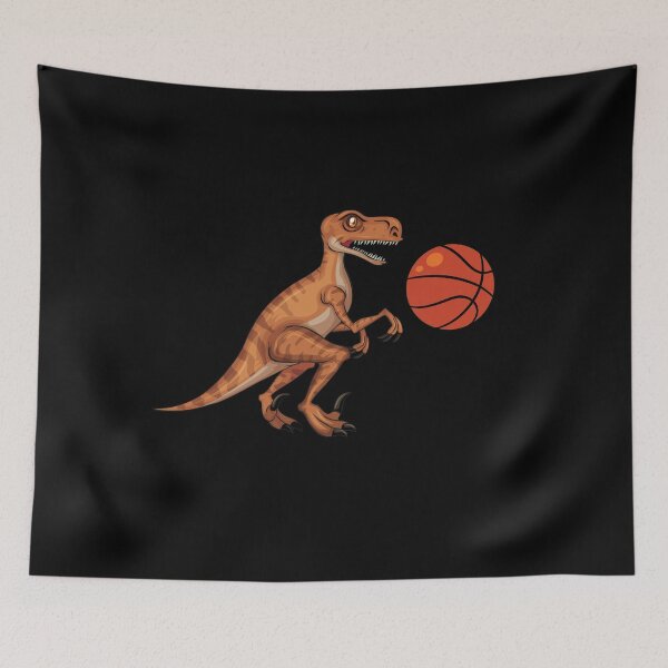 Item preview, Dinosaur Playing Basketball,Funny Good Dinosaur Basketball Lovers Art designed and sold by pedrored369.