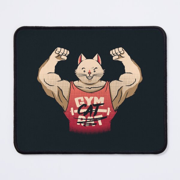 Item preview, Gym Rat Gym Cat by Tobe Fonseca designed and sold by Tobe Fonseca®.
