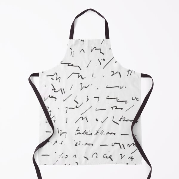 Item preview, Dickens shorthand notes: shorthand, writing, black and white, decor, accent piece designed and sold by Becky Hunter.
