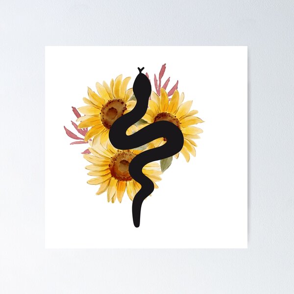 Item preview, Floral Snake  designed and sold by alybugg.