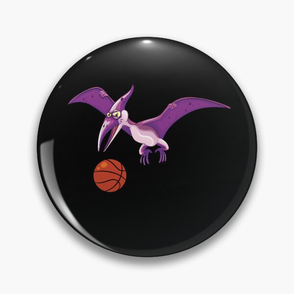 Item preview, Dinosaur Playing Basketball,Funny Good Dinosaur Basketball Lovers Simple Flying Design designed and sold by pedrored369.
