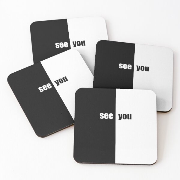 Item preview, Black and white text see you designed and sold by Yulmsss.