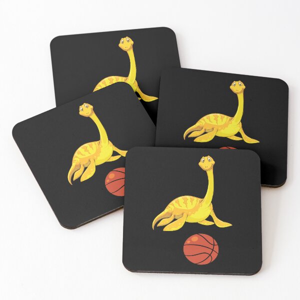 Item preview, Dinosaur Playing Basketball,Funny Good Dinosaur Basketball Lovers Yellow Cute Dinosaur Art designed and sold by pedrored369.