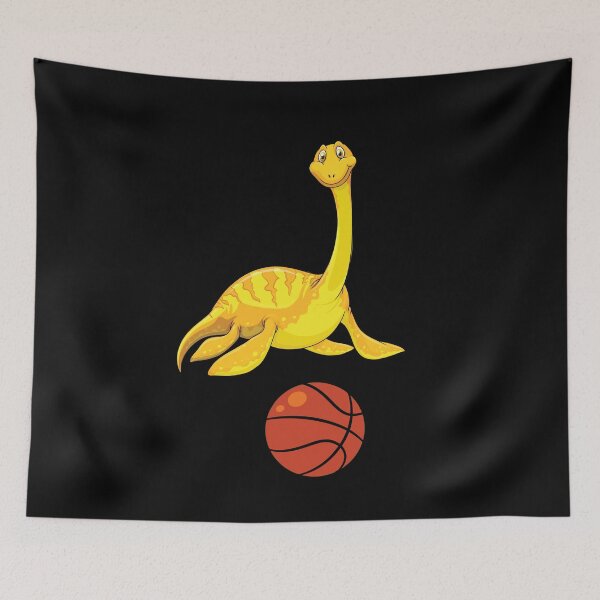 Artikelvorschau, Dinosaurier, der Basketball, lustige gute Dinosaurier-Basketball-Liebhaber-Gelb-nette Dinosaurier-Kunst spielt entworfen und verkauft von pedrored369.