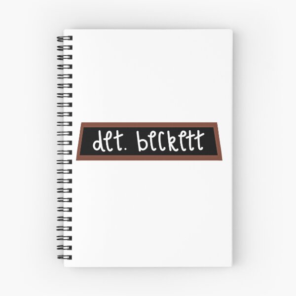 Item preview, detective beckett desk name plate designed and sold by marvelousbiblio.