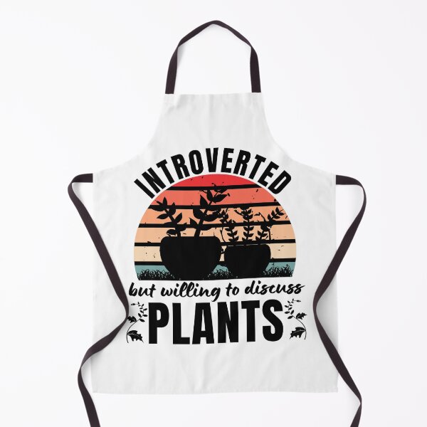 Item preview, Introverted But Willing To Discuss Plants Plants Lover Antisocial Plant Mom Plant Dad Vintage designed and sold by EyanShop.