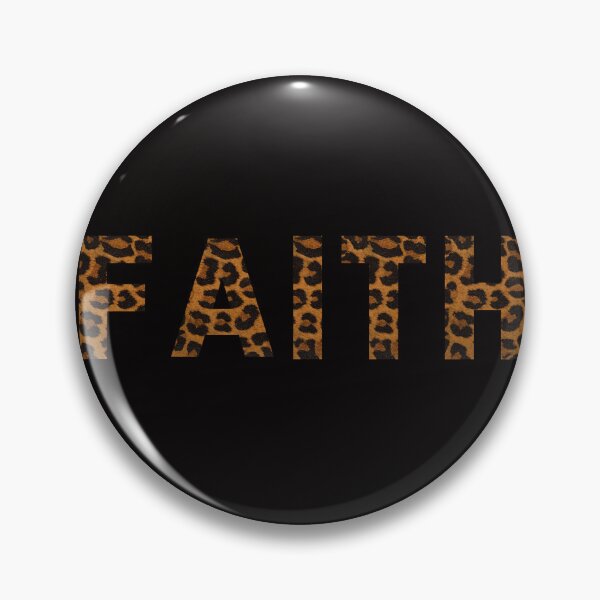 Item preview,  Faith ~ Leopard print textured font Christian inspiration designed and sold by dreamwearprints.