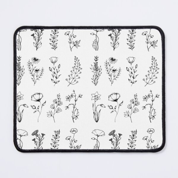 Item preview, Realistic hand drawn flowers designed and sold by Titatu.