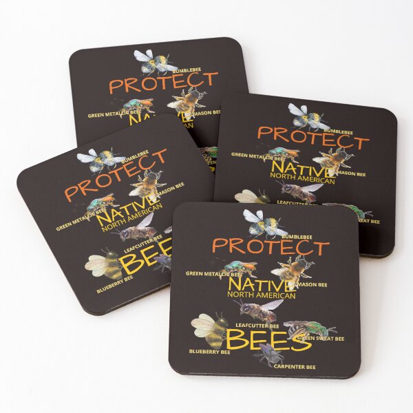 Item preview, Our North American Native Bees Are Becoming Endangered. Plant Gardens 	 designed and sold by walkingrock.