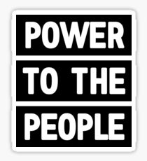 POWER TO THE PEOPLE Sticker