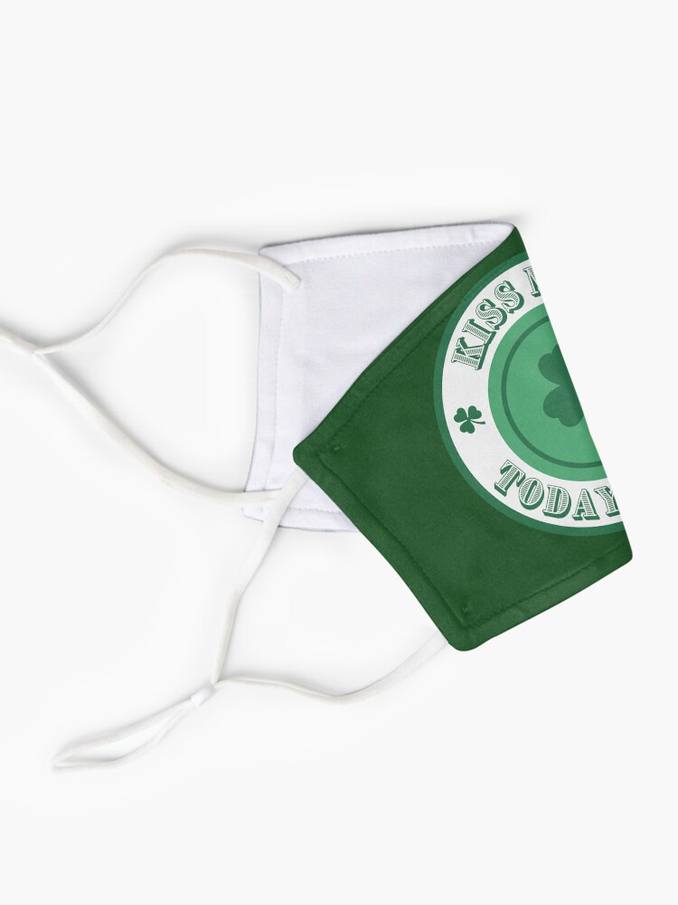 Alternate view of Kiss me, Today I'm Irish, St Patrick's Day, Ireland Mask