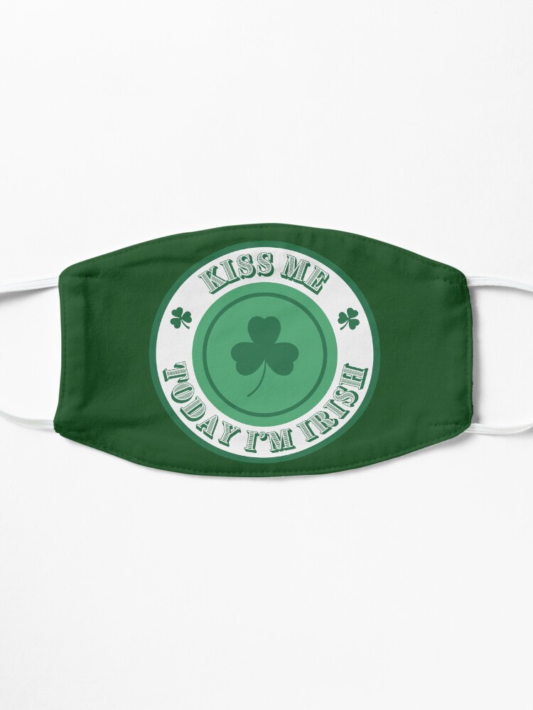 Alternate view of Kiss me, Today I'm Irish, St Patrick's Day, Ireland Mask