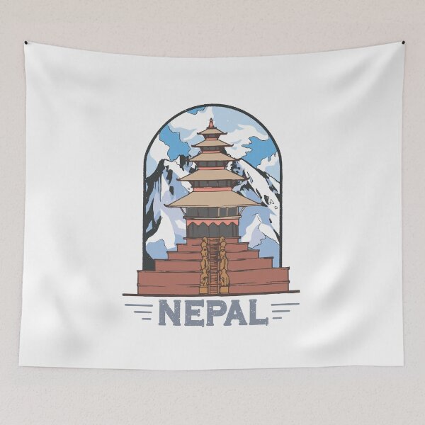 Item preview, Nepal Country Vintage Temple Art designed and sold by MrEddie10.