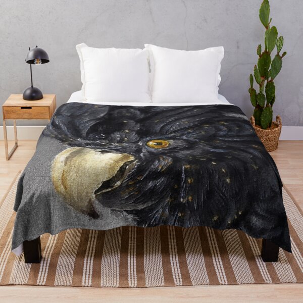Item preview, Australian Banksian Black Cockatoo, Calyptorhynchus Banksii, Red Tailed Black Cockatoo, Australian Large Bird designed and sold by Paintcorner.