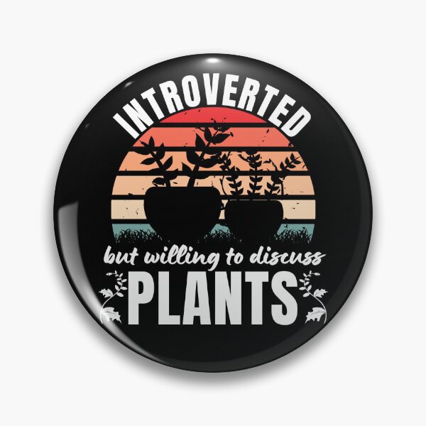 Item preview, Introverted But Willing To Discuss Plants Plants Lover Antisocial Plant Mom Plant Dad Vintage designed and sold by EyanShop.
