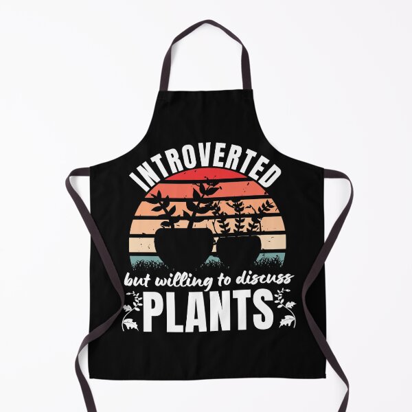 Item preview, Introverted But Willing To Discuss Plants Plants Lover Antisocial Plant Mom Plant Dad Vintage designed and sold by EyanShop.