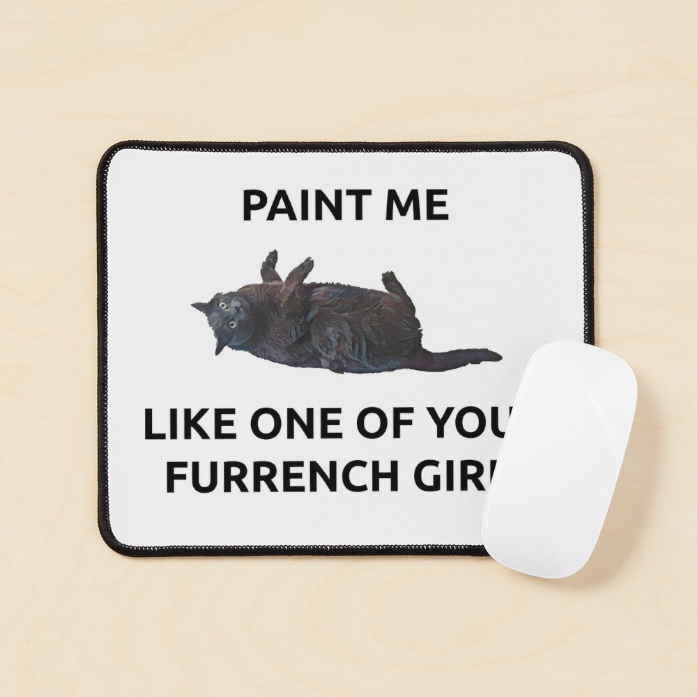 Póster for Sale con la obra «Píntame como una de tus citas de gatos de chicas  francesas» de LOKP | Redbubble