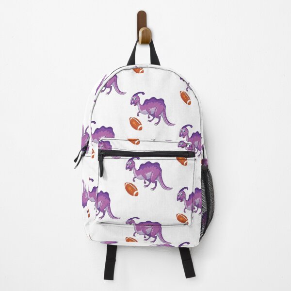 Item preview, Dinosaur Playing Rugby,Funny Good Purple Dinosaur Rugby Lovers Art designed and sold by pedrored369.