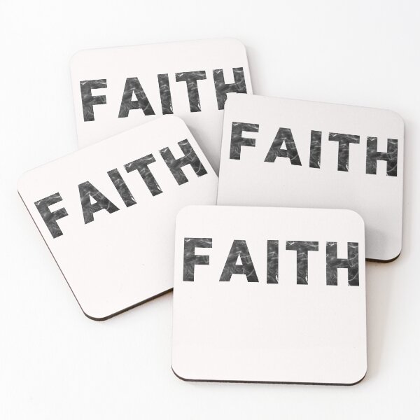Item preview, Christian faith design with smoke filled font designed and sold by dreamwearprints.