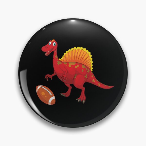 Item preview, Dinosaur Playing Rugby,Funny Good Dinosaur Rugby Lovers Red Design designed and sold by pedrored369.