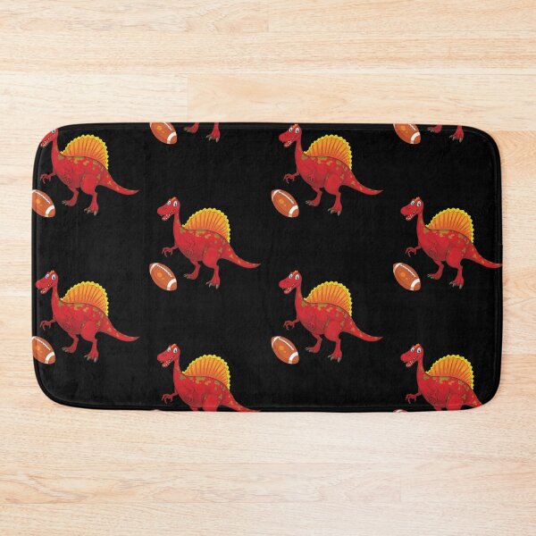 Item preview, Dinosaur Playing Rugby,Funny Good Dinosaur Rugby Lovers Red Design designed and sold by pedrored369.