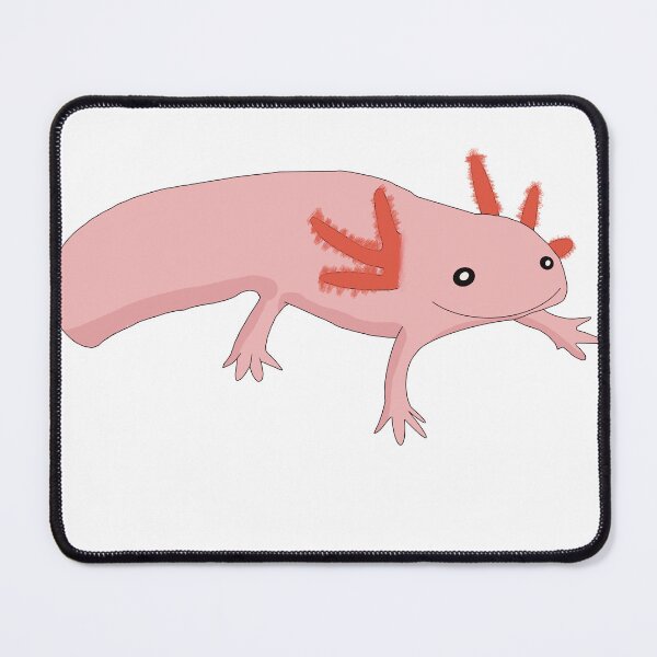 Item preview, Cute axolotl doodle designed and sold by BlueFireFerrets.