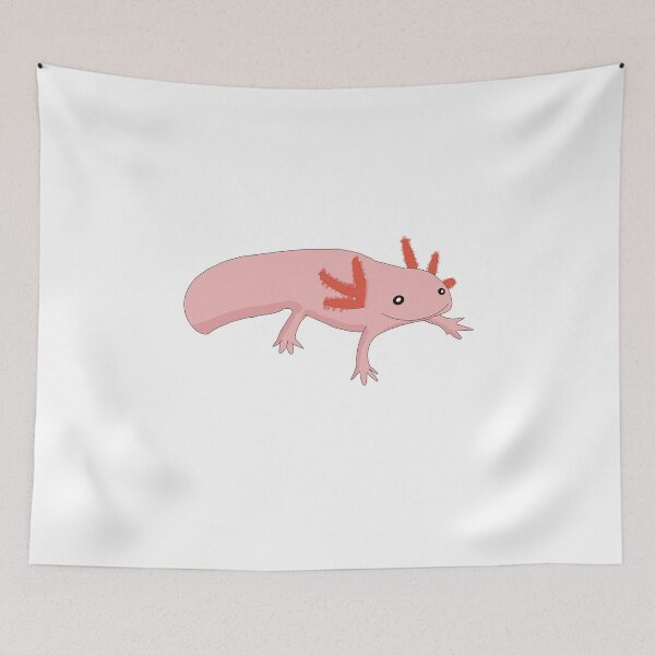 Item preview, Cute axolotl doodle designed and sold by BlueFireFerrets.
