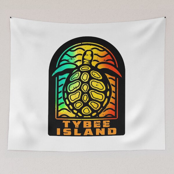 Item preview, Tybee Island Georgia Sea Turtle GA designed and sold by DESTINATIONS DECAL DOS.