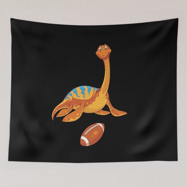 Item preview, Dinosaur Playing Rugby,Funny Good Dinosaur Rugby Lovers Cute Orange Design designed and sold by pedrored369.