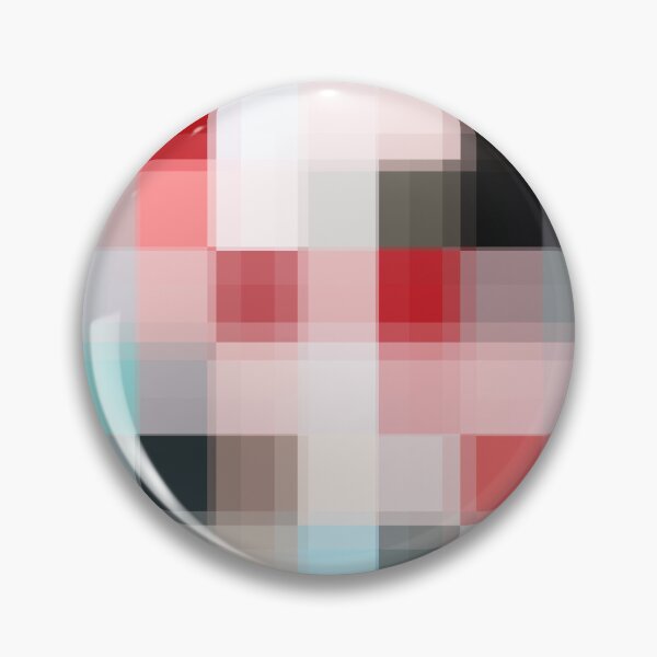 Item preview, geometric pixel square pattern abstract background in pink red blue designed and sold by Mrvell.