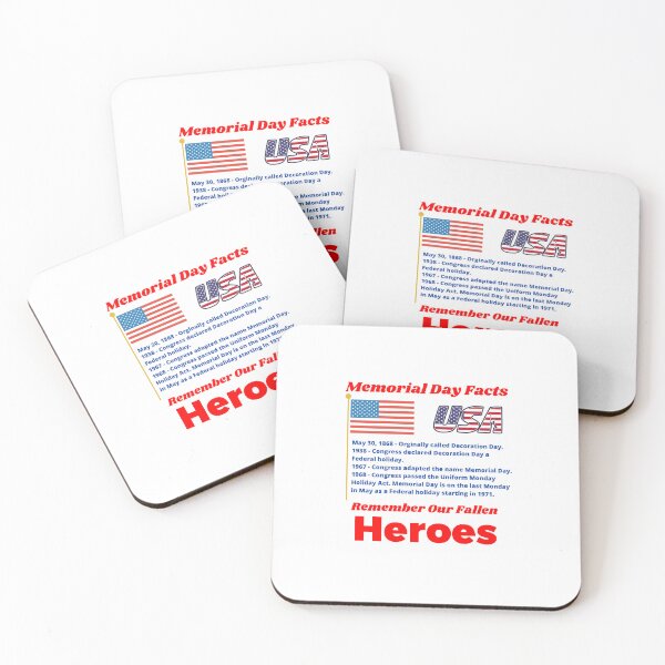 Item preview, Memorial Day Facts designed and sold by teewearstyle.