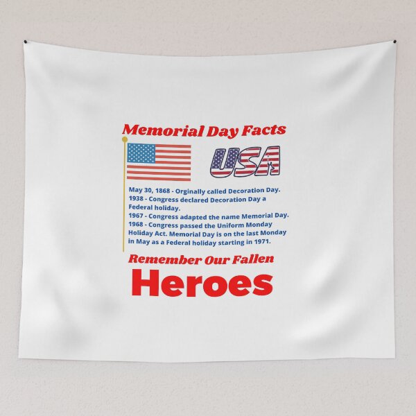 Item preview, Memorial Day Facts designed and sold by teewearstyle.