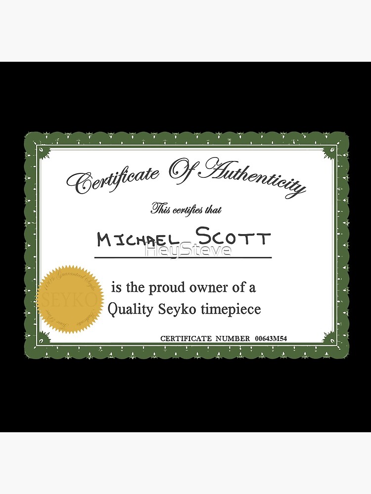 michael scott seyko