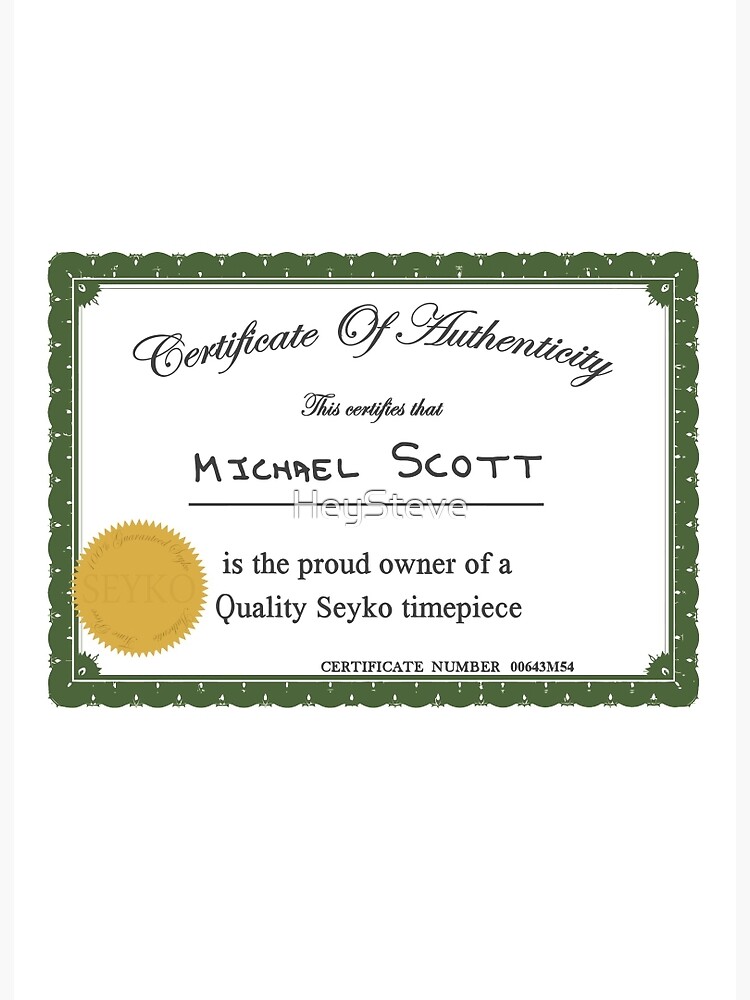 michael scott seyko