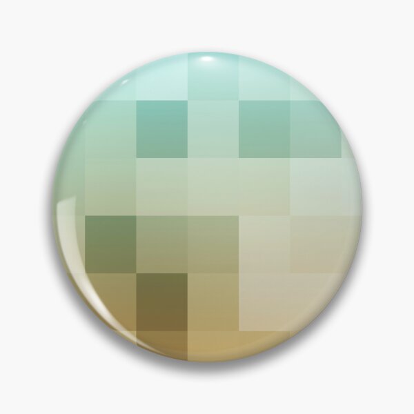 Item preview, geometric pixel square pattern abstract background in yellow brown blue designed and sold by Mrvell.