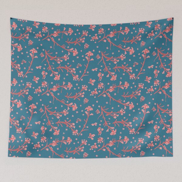Item preview, Stoneseed Weeds in Blue and Red designed and sold by GargoylePasture.