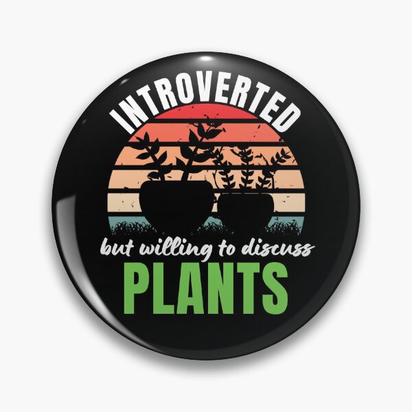 Item preview, Introverted But Willing To Discuss Plants Plants Lover Antisocial Plant Mom Plant Dad Vintage designed and sold by EyanShop.