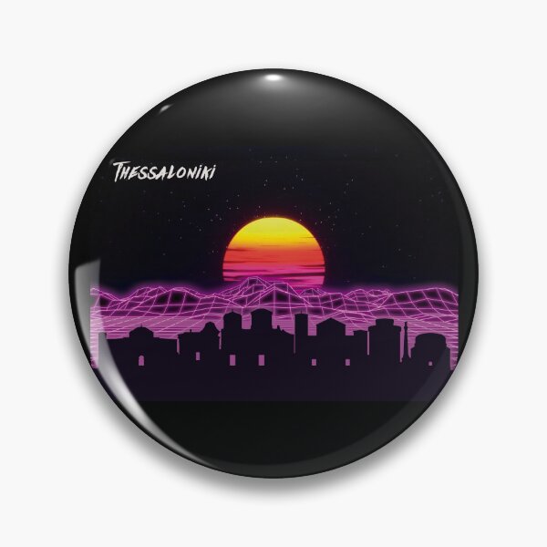 Item preview, Thessaloniki Skyline Neon Nights designed and sold by DFerraz.